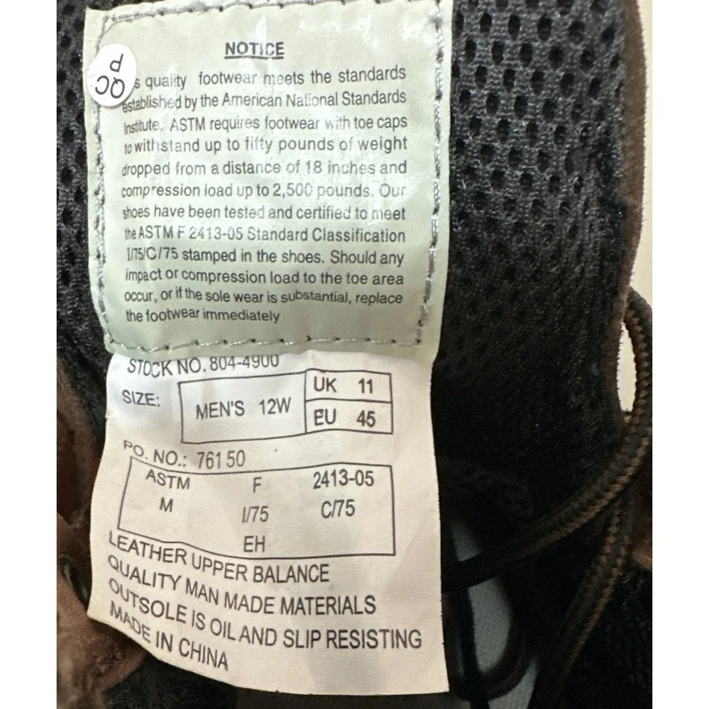 Thorogood 804-4900 Waterproof Sport Hiker Composite Safety Toe Boot 12W